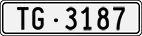 License plate of Switzerland, Cars