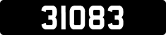 License plate of Guernsey, Regular plates