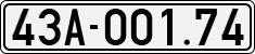 License plate of Vietnam, Cars