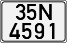 License plate of Vietnam, Cars