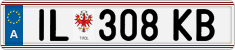 License plate of Austria, Regular plates