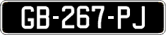 French license plate, SIV (oldtimers)
