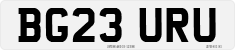 License plate of the United Kingdom, 2001 year system