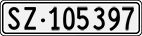 License plate of Switzerland, Cars