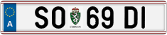 License plate of Austria, Regular plates