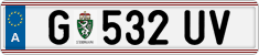 License plate of Austria, Regular plates