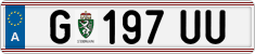 License plate of Austria, Regular plates