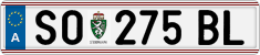 License plate of Austria, Regular plates