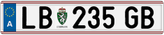 License plate of Austria, Regular plates