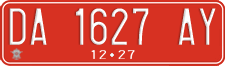 License plate of Indonesia, Government and public administrations