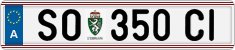 License plate of Austria, Regular plates
