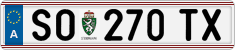 License plate of Austria, Regular plates