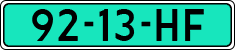License plate of the Netherlands, Dealer (Regular)