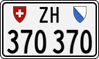 License plate of Switzerland, Cars