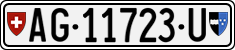 License plate of Switzerland, Dealer (with 