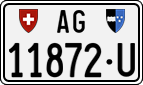 License plate of Switzerland, Dealer (with 