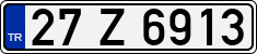 License plate of Turkey, Regular plates