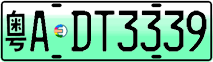 License plate of China, Electric vehicles