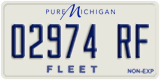 Michigan, Rental Fleet (12345 RF)