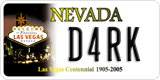 Nevada, Vanity Plates