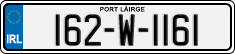 License plate of Ireland, Regular plates