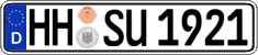 German license plate, Regular plates