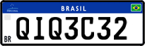 License plate of Brazil, Private owners (Mercosul)