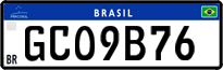 License plate of Brazil, Private owners (Mercosul)