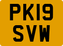 License plate of the United Kingdom, 2001 year system
