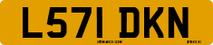 License plate of the United Kingdom, 1983 year system