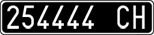 License plate of Italy, Cars (1927 year series)