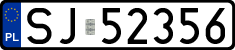 License plates of Poland, Regular car plates