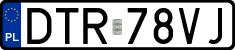 License plates of Poland, Regular car plates