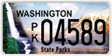 Washington, Specialty plates (12345)