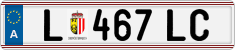 License plate of Austria, Regular plates