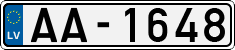 License plate of Latvia, Regular car plates