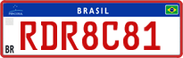 License plate of Brazil, Commercial vehicles (Mercosul)