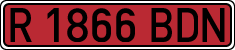 License plates of Spain, Specialty plates