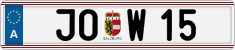 License plate of Austria, Vanity Plates