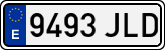 License plates of Spain, Ordinary (2000)