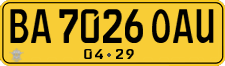 License plate of Indonesia, Commercial vehicles