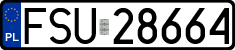 License plates of Poland, Regular car plates