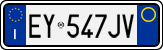 License plate of Italy, Cars (1994 year series)