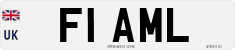 License plate of the United Kingdom, 1983 year system