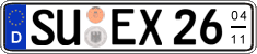 German license plate, Seasonal plates