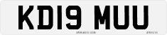 License plate of the United Kingdom, 2001 year system