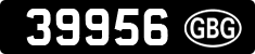 License plate of Guernsey, Regular plates