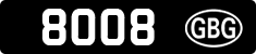 License plate of Guernsey, Regular plates