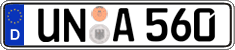 German license plate, Regular plates