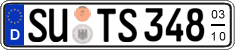 German license plate, Seasonal plates